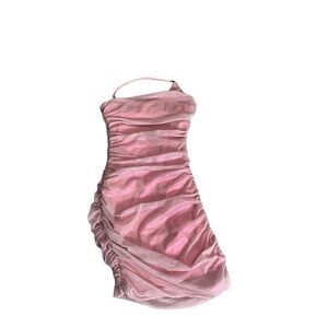 Lucy in the Sky Light Pink Bodycon Mini Dress Small